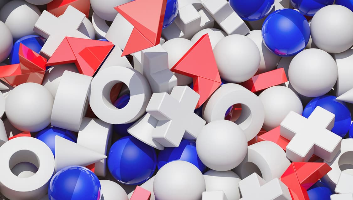 Abstract 3d shapes
