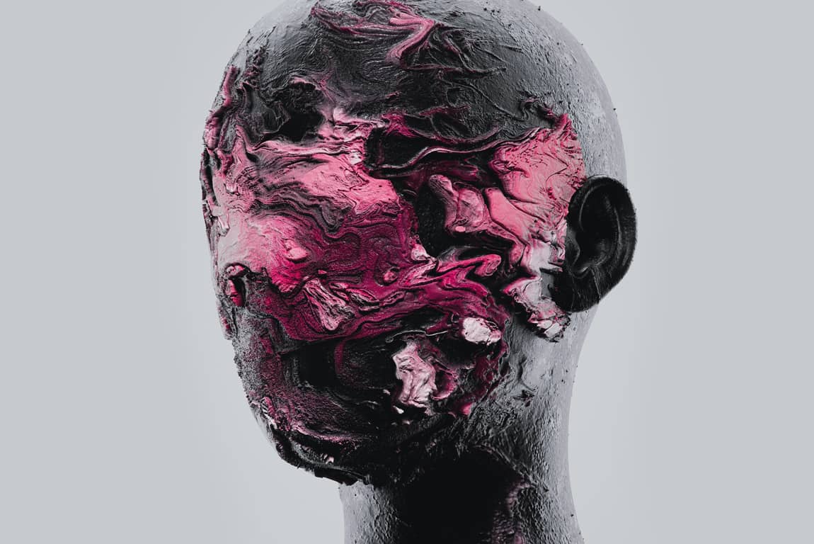 Abstract head.